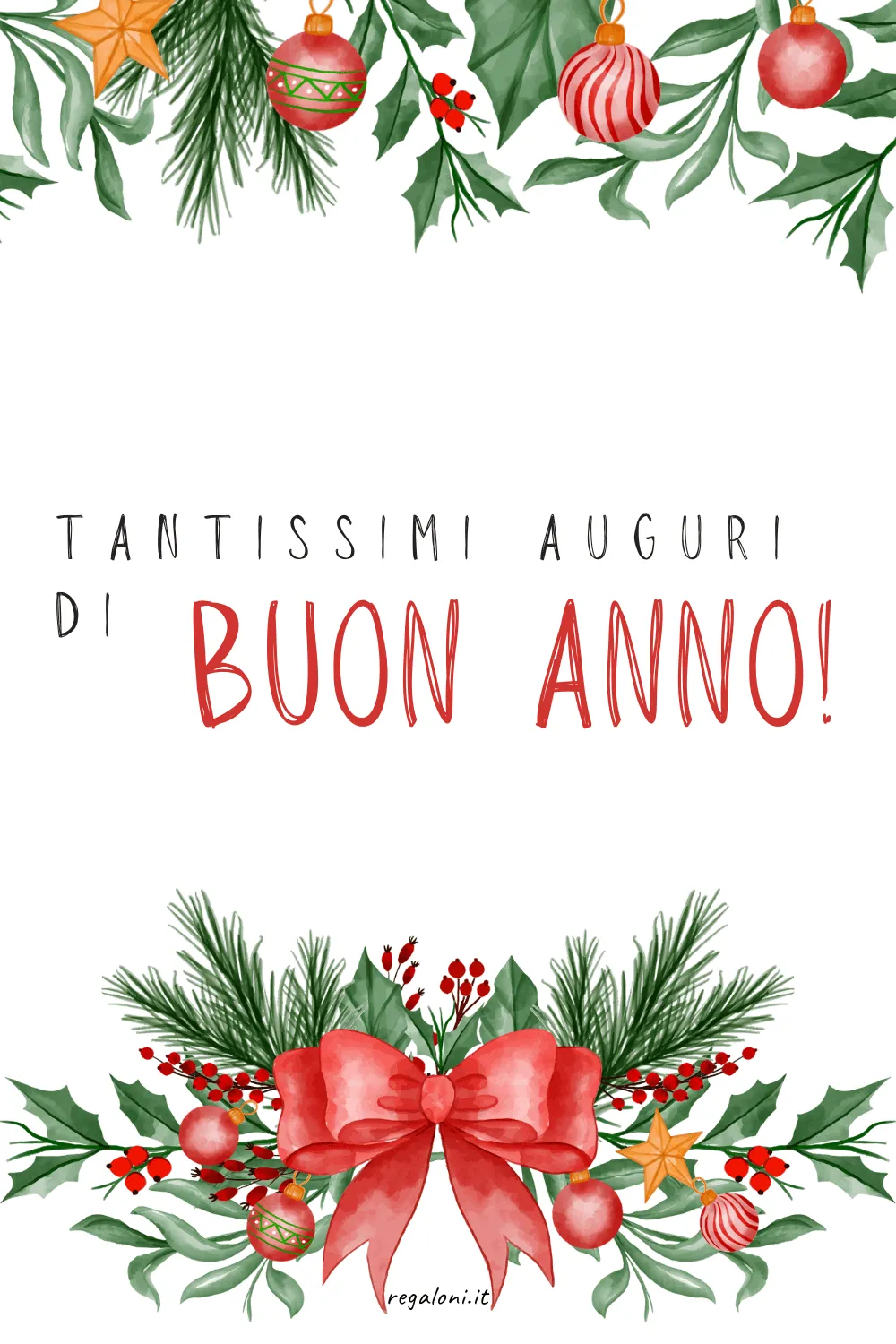 Tantissimi auguri di buon anno