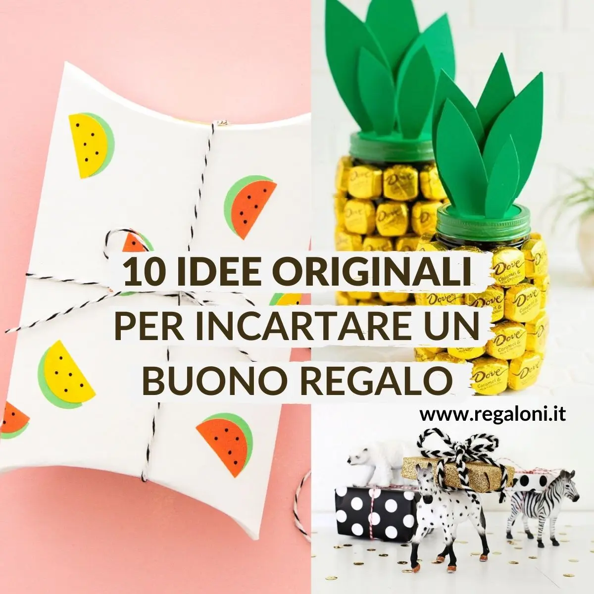idee originali come incartare un buono regalo